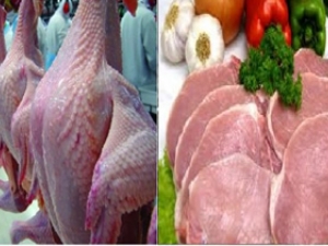 Ano de crescimento para suínos e aves